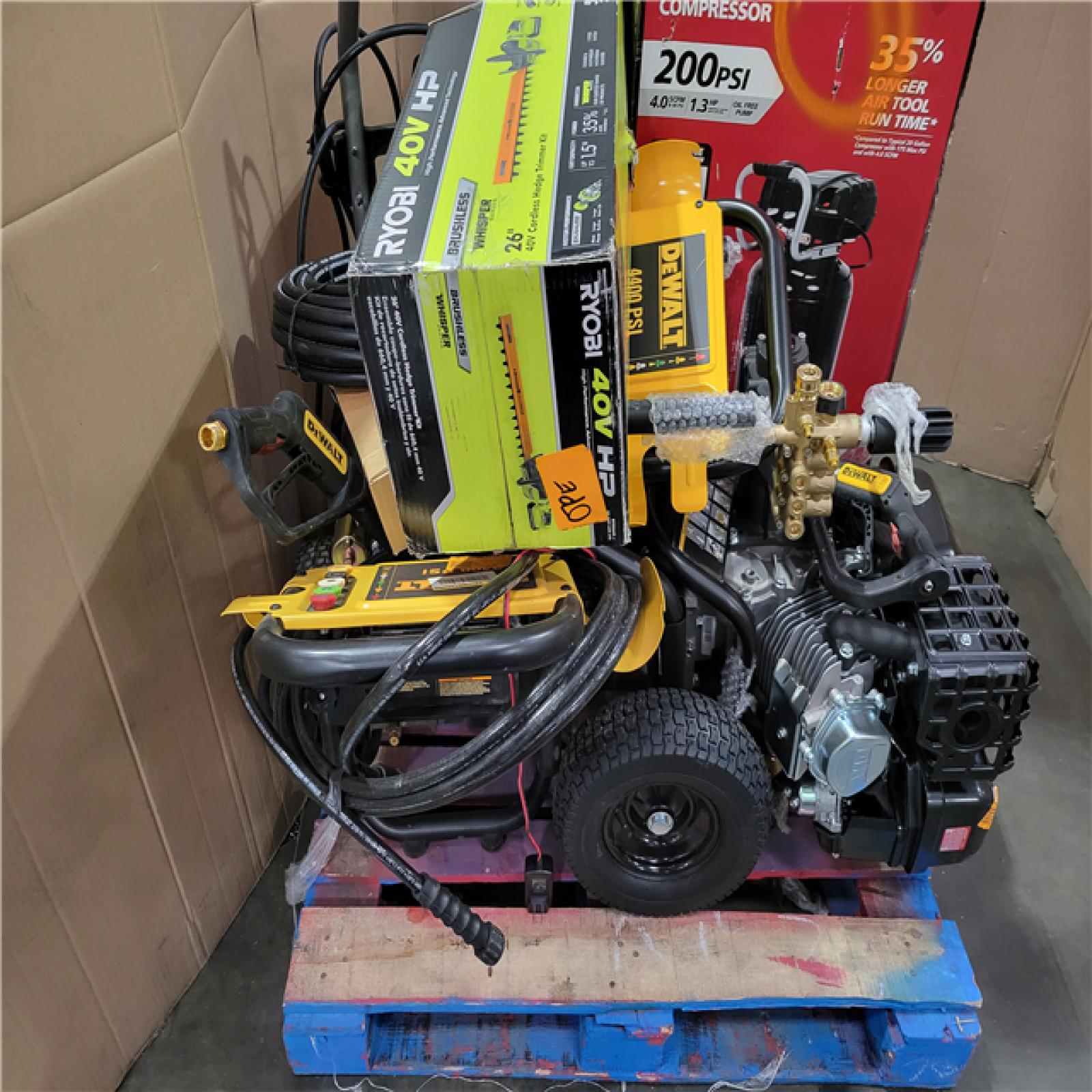 CALIFORNIA AS-IS OUTDOOR POWER EQUIPMENT