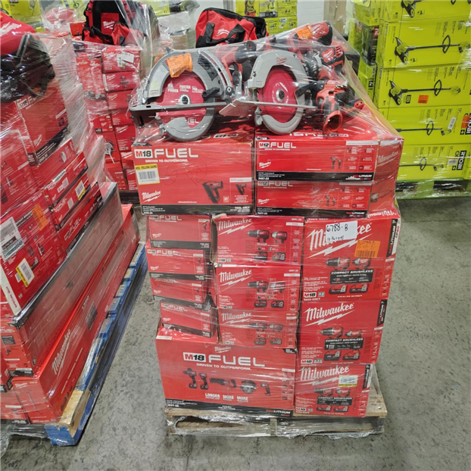 Pittston Location As-Is Power Tools Partial Truckload (10 Pallets) 6788-B