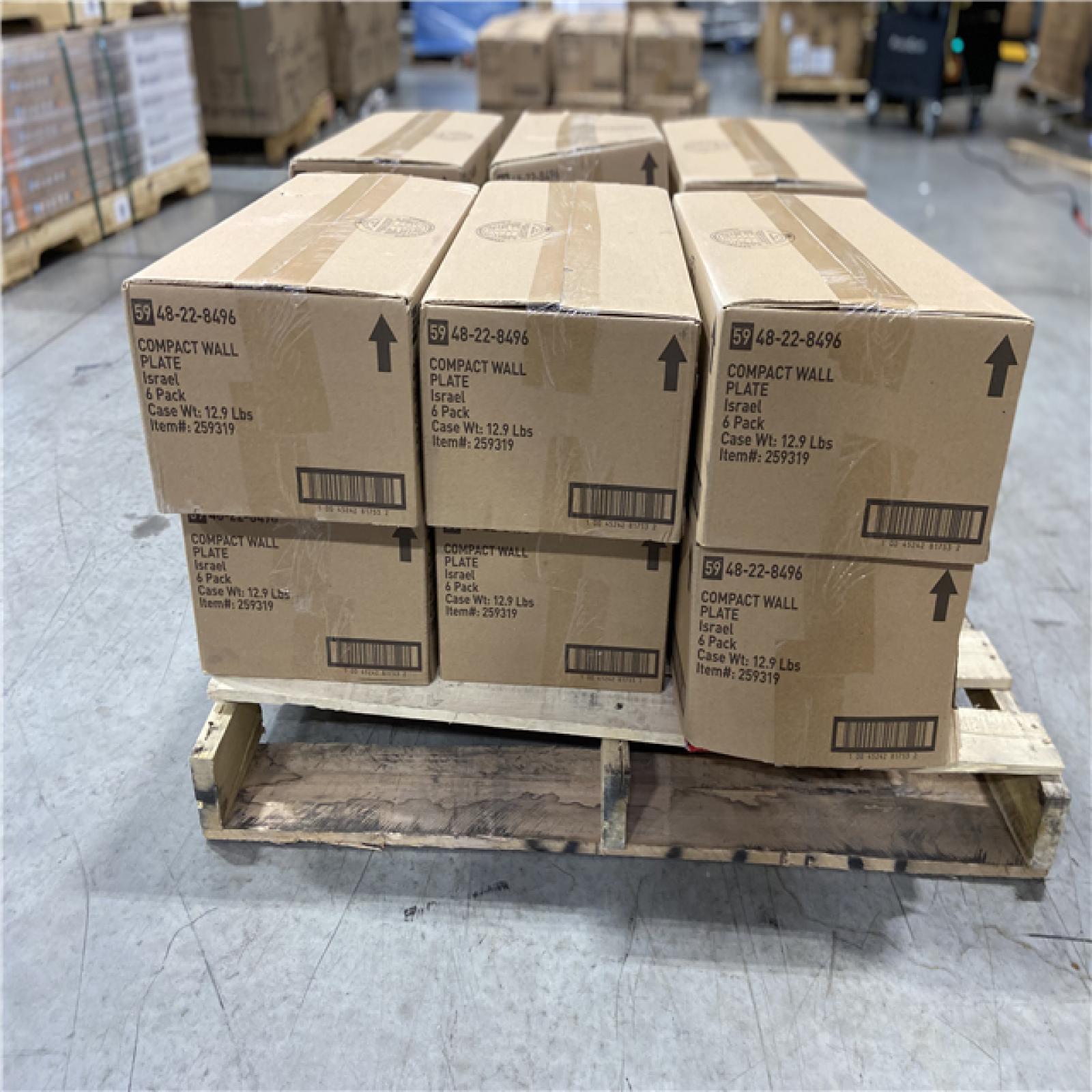 DALLAS LOCATION - Milwaukee 20 in. x 10.25 in. Wall Plate in Black - 72 UNITS