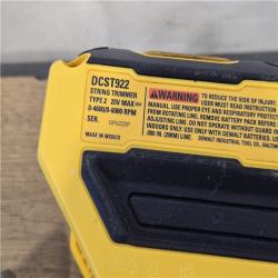 AS-IS DEWALT 20V MAX 14 in. Cordless Foldable String Trimmer Kit