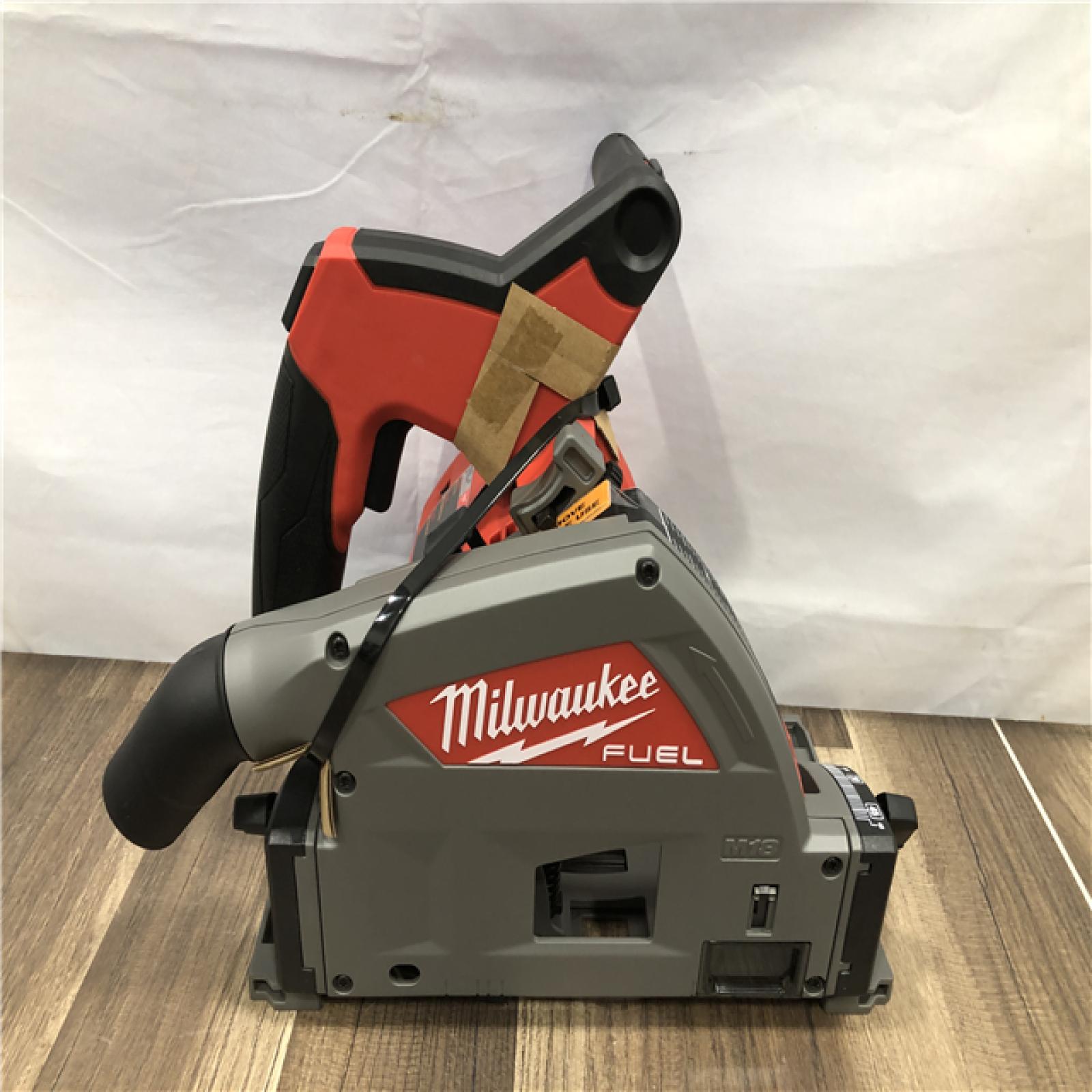 AS-IS Milwaukee FUEL 18V Lithium-Ion Cordless Brushless 6-1/2 in. Plunge Cut Track Saw (Tool-Only)