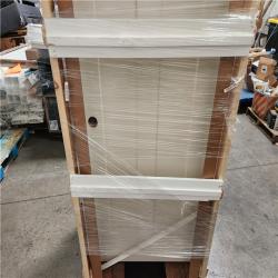 Phoenix Location JELD-WEN 28 in. x 80 in. 3 Panel Craftsman Primed Left-Hand Smooth Solid Core Molded Composite MDF Single Prehung Interior Door Pallet (5 Doors)