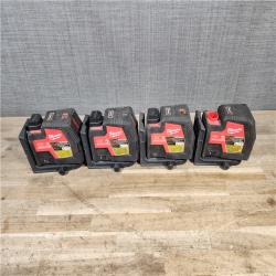 HOUSTON LOCATION - AS-IS MILWAUKEE 4 LASER TOOL COMBO