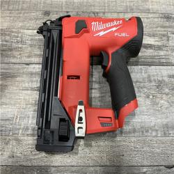 AS-IS Milwaukee FUEL 12-Volt Lithium-Ion Brushless Cordless 18-Gauge 1-1/2 in. Compact Brad Nailer (Tool Only)