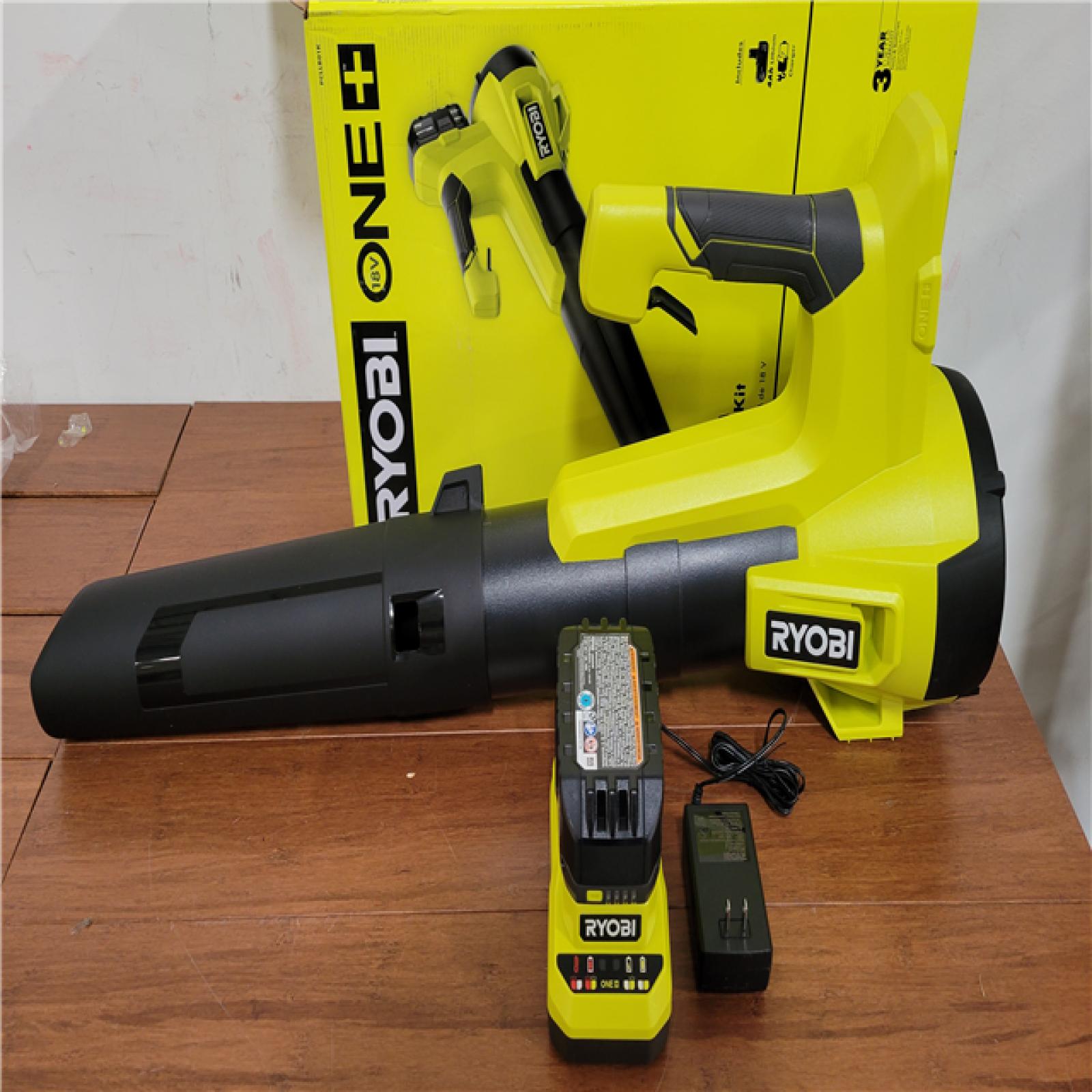 California NEW Ryobi One+ 18V 350 CFM Blower Kit  Includes (1) Battery & Charger