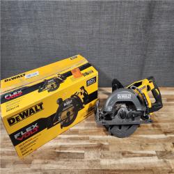 HOUSTON LOCATION - AS-IS DEWALT FLEXVOLT 60V MAX Cordless Brushless 7-1/4 in. Wormdrive Style Circular Saw (Tool Only)