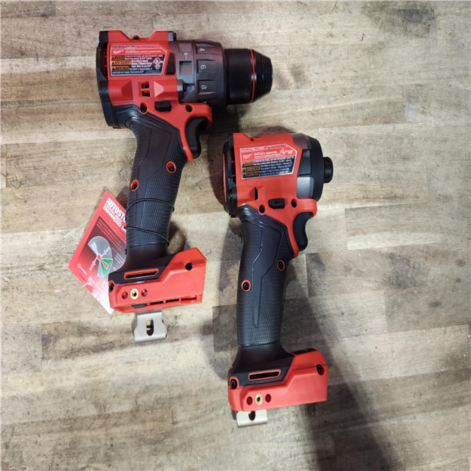 HOUSTON LOCATION - AS-IS (APPEARS LIKE NEW) Milwaukee FUEL 18V Lithium-Ion Brushless Cordless Hammer Drill and Impact Driver Combo Kit