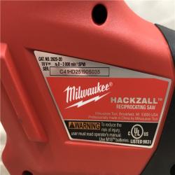 AS-IS Milwaukee M18 HACKZALL Reciprocating Saw (Tool-Only)