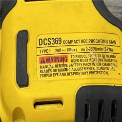 AS-IS DEWALT ATOMIC 20V MAX Cordless Brushless Compact Reciprocating Saw (Tool Only)