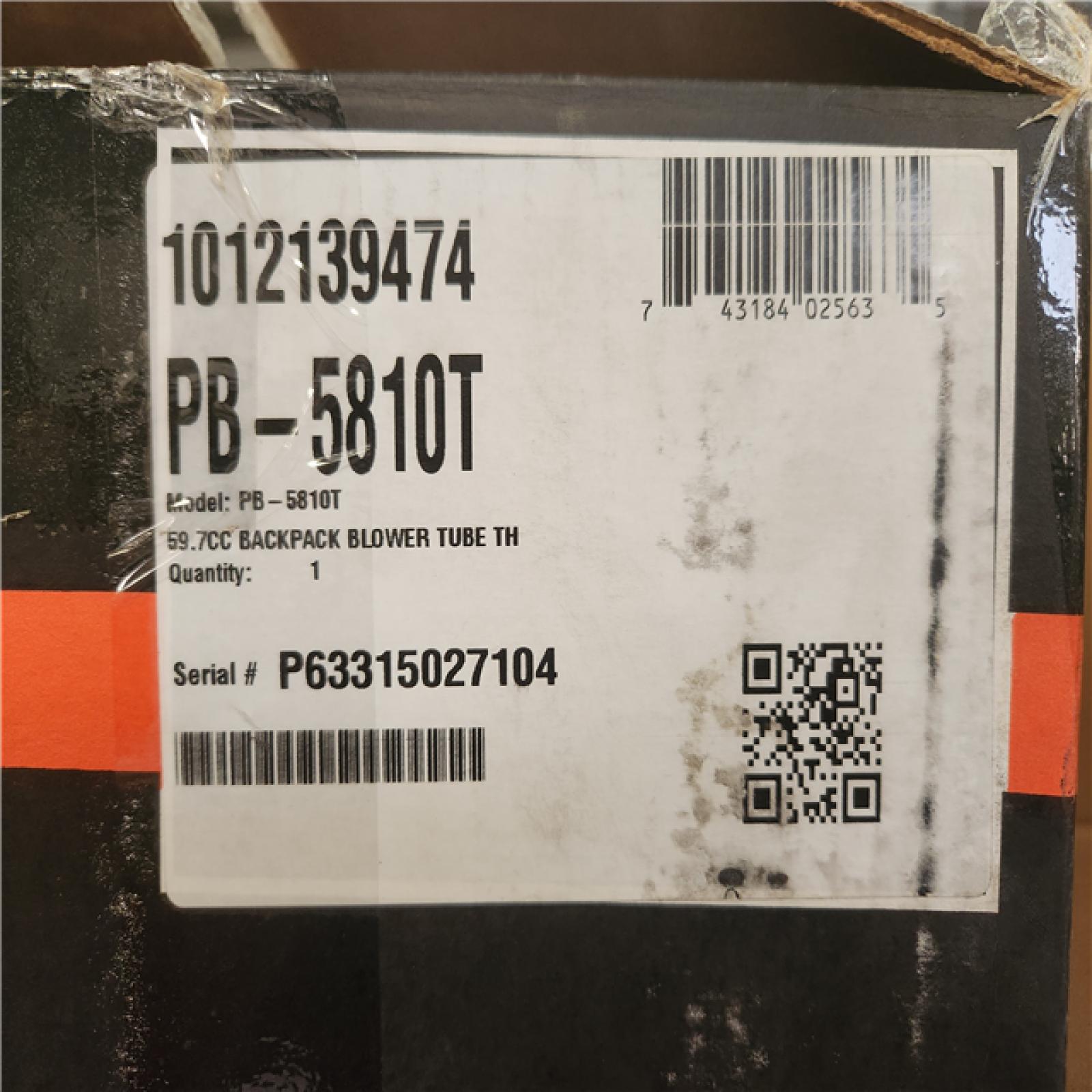 Phoenix LIKE NEW ECHO 200 MPH 700 CFM 59.7 cc Gas Low Exhaust Emission Engine Backpack Leaf Blower with Tube-Mounted Throttle (Missing Tube End Piece)