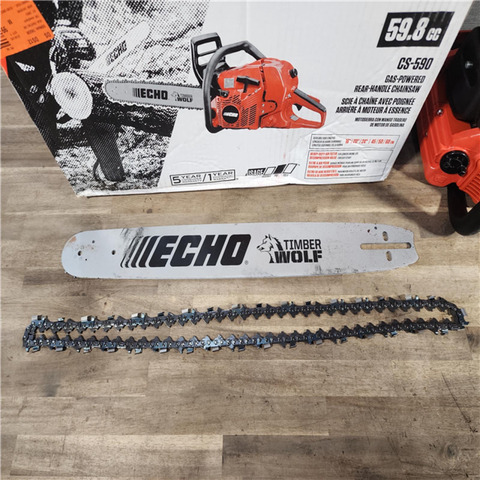 HOUSTON LOCATION - AS-IS ECHO 20 in. 59.8 cc Gas 2-Stroke Cycle Chainsaw