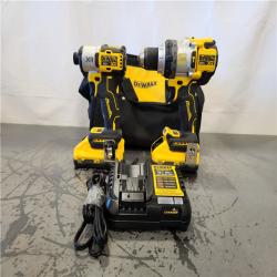 AS-IS- DEWALT 20V MAX XR 2-Tool Combo Kit with POWERPACK