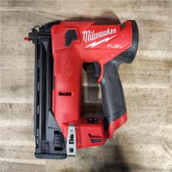 HOUSTON LOCATION - AS-IS M12 FUEL 12-Volt Lithium-Ion Brushless Cordless 18-Guage Compact Brad Nailer (Tool Only)