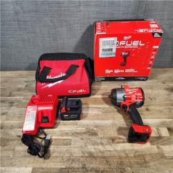 HOUSTON LOCATION - AS-IS Milwaukee FUEL 18V Lithium-Ion Brushless Cordless 1/2 in. Impact Wrench w/Friction Ring Kit