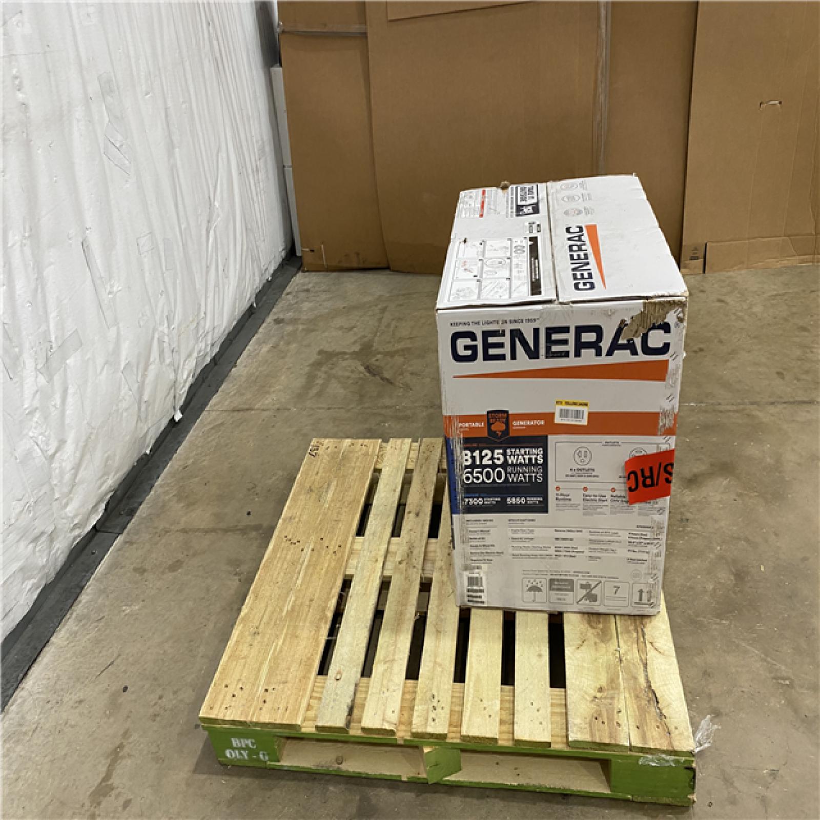 Houston Location AS IS - Generac Portable Generator