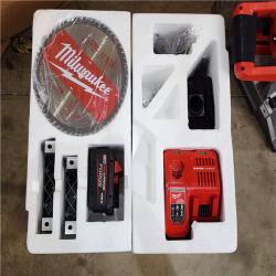 HOUSTON LOCATION - AS-IS (APPEARS LIKE NEW) M18 FUEL 18V 10 in. Lithium-Ion Brushless Cordless Dual Bevel Sliding Compound Miter Saw Kit with One 8.0 Ah Battery