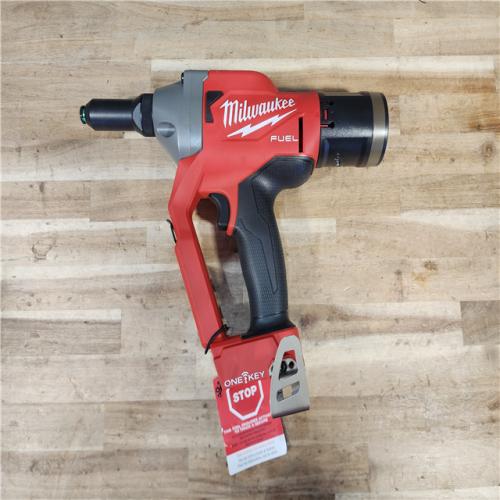 HOUSTON LOCATION - AS-IS Milwaukee M18 FUEL ONE-KEY 18-Volt Lithium-Ion Cordless Rivet Tool (Tool-Only)