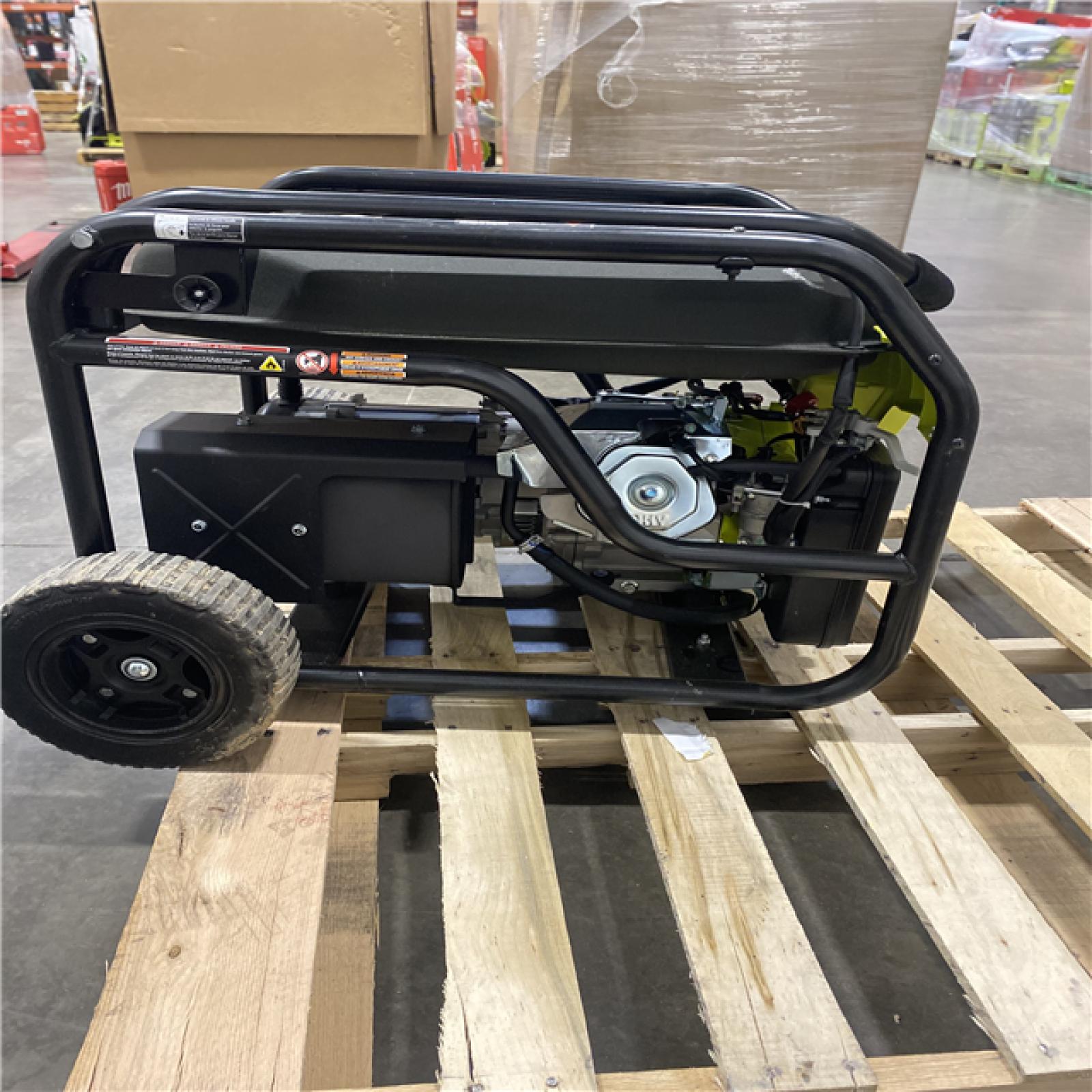 Dallas Location - As-Is RYOBI 6800-Watt Gasoline Powered Portable Generator