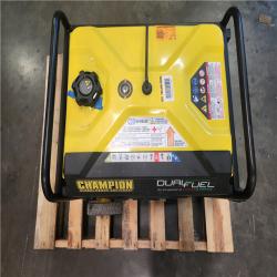 California AS-IS Champion Power Equipment 100592 6250 Watts Gas & Propane Powered Dual-Fuel Portable Generator with CO Shield Technology