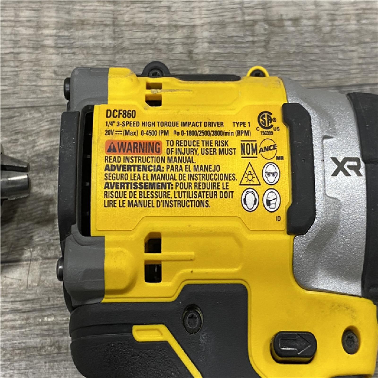 AS-IS DEWALT 20V XR Lithium-Ion Cordless 2-Tool Combo Kit