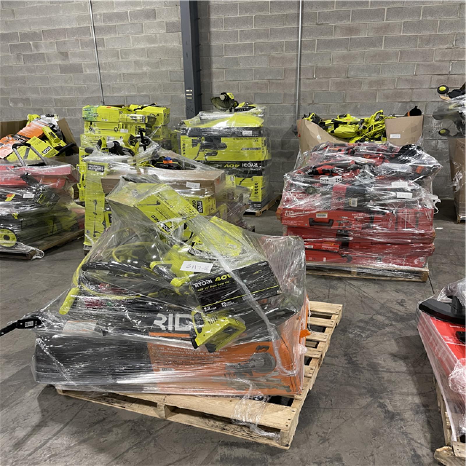 Pittston Location As-IS Power Tools Partial Truckload (15 Pallets) 3117-B