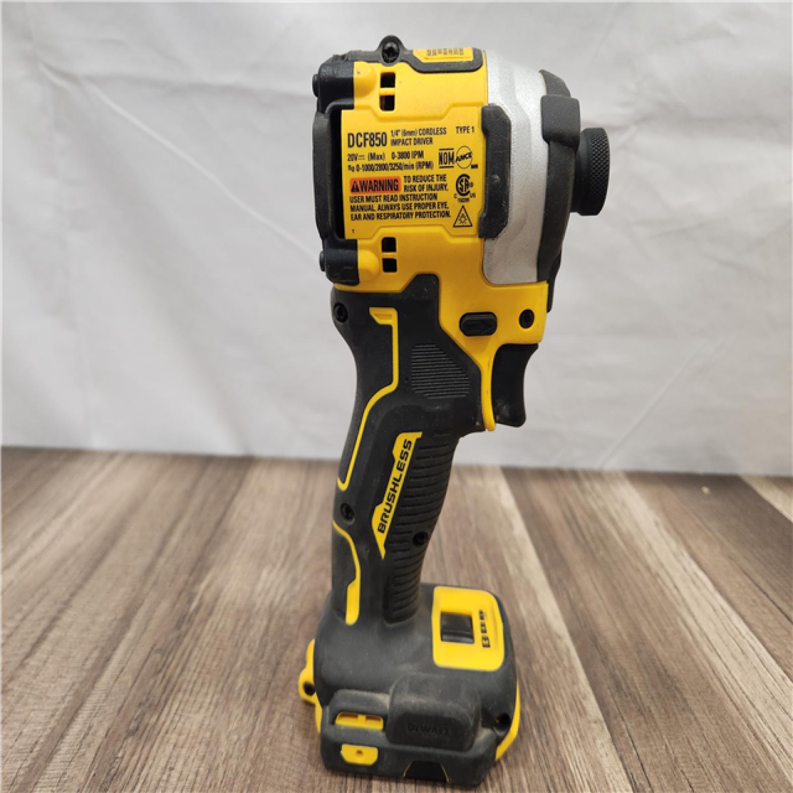 AS-IS- DeWalt 20V Max Cordless Brushless 3 Speed 1/4 in Impact Driver (Tool Only )