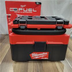 AS-IS MILWAUKEE M18 FUEL PACKOUT 18-Volt Lithium-Ion Cordless 2.5 Gal. Wet/Dry Vacuum (Vacuum-Only)