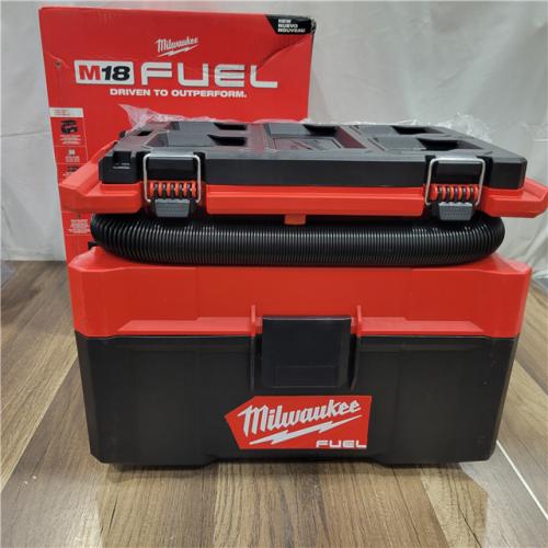 AS-IS MILWAUKEE M18 FUEL PACKOUT 18-Volt Lithium-Ion Cordless 2.5 Gal. Wet/Dry Vacuum (Vacuum-Only)