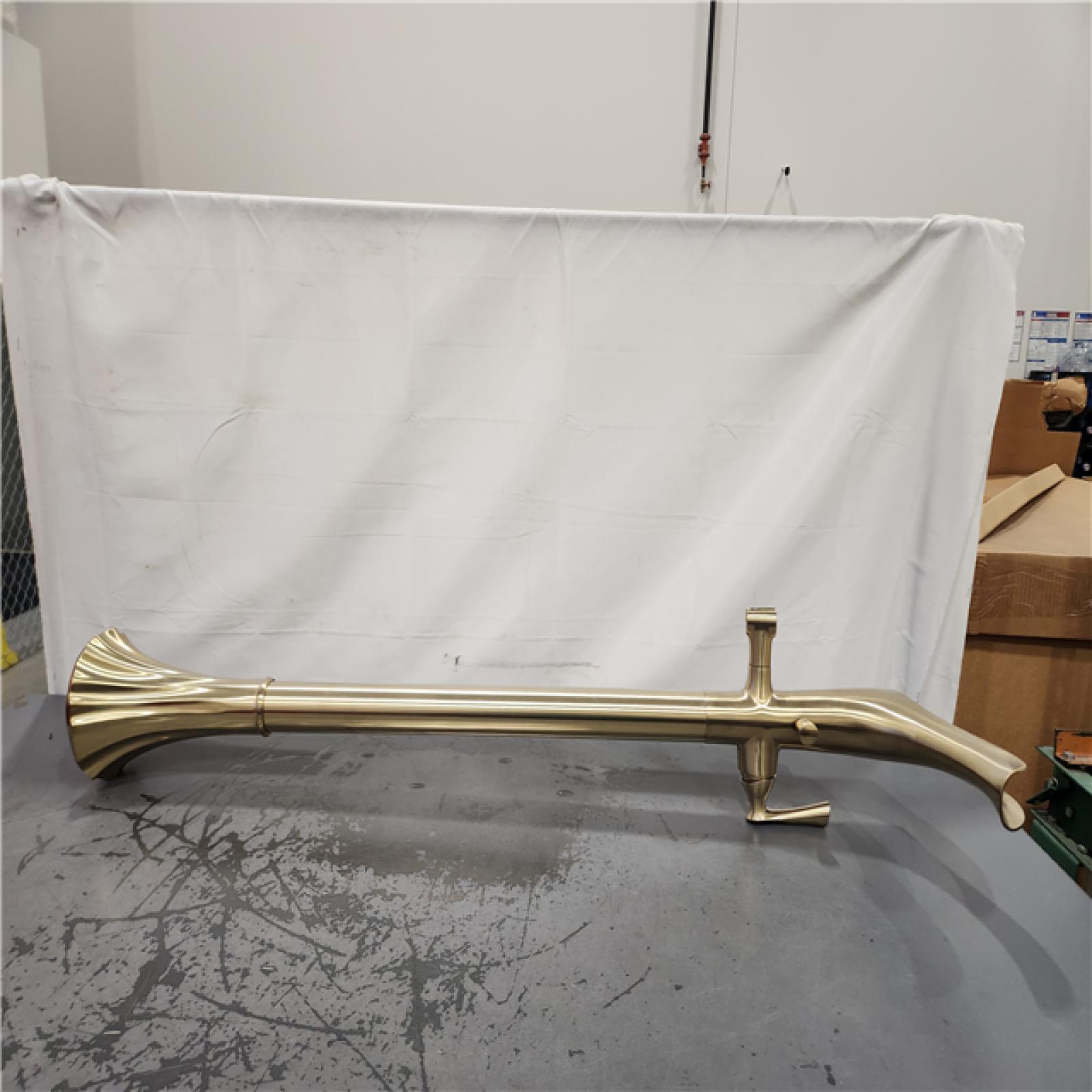 Pfister Rhen Brushed Gold Free-Standing Tub Filler/Bathtub Faucet - LG61RHBG