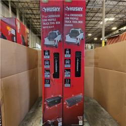 Phoenix NEW Husky 71 in. Crossover Truck Tool Box in Aluminum, w/ Low Profile for Full Size Trucks, in Graphite Pallet of 4