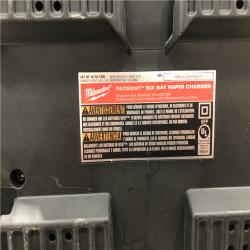 AS-IS Milwaukee 18V Lithium-Ion PACKOUT 6-Port Rapid Charger
