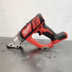 AS-IS- Milwaukee M18 18-volt Lithium-ion Cordless 18-gauge Double Cut Metal Shear  Bare Tool