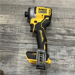 AS-IS DEWALT Atomic 20V Max Lithium-Ion Brushless Cordless Compact 1/4 in. Impact Driver Kit
