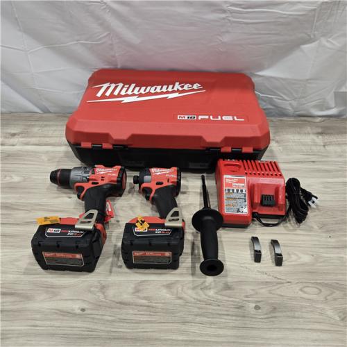 LIKE NEW! - MILWAUKEE FUEL 18V Brushless Cordless Hammer Drill and Impact Driver Combo Kit