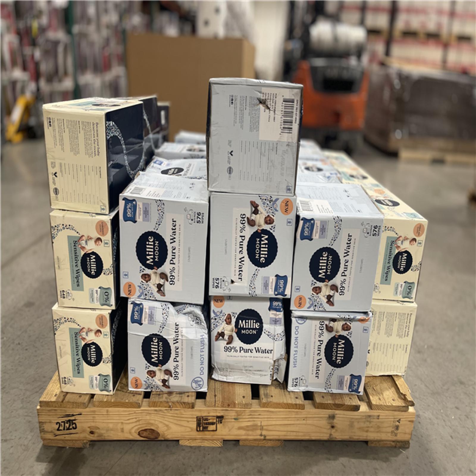 DALLAS LOCATION - BULLSEYE MIXED WIPES PALLET -(35 UNITS)