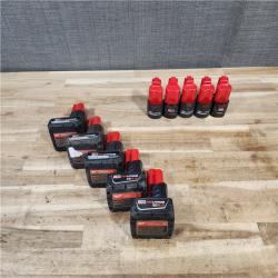 HOUSTON LOCATION - AS-IS HOUSTON LOCATION - AS-IS MILWAUKEE BATTERY PACK QTY - 10