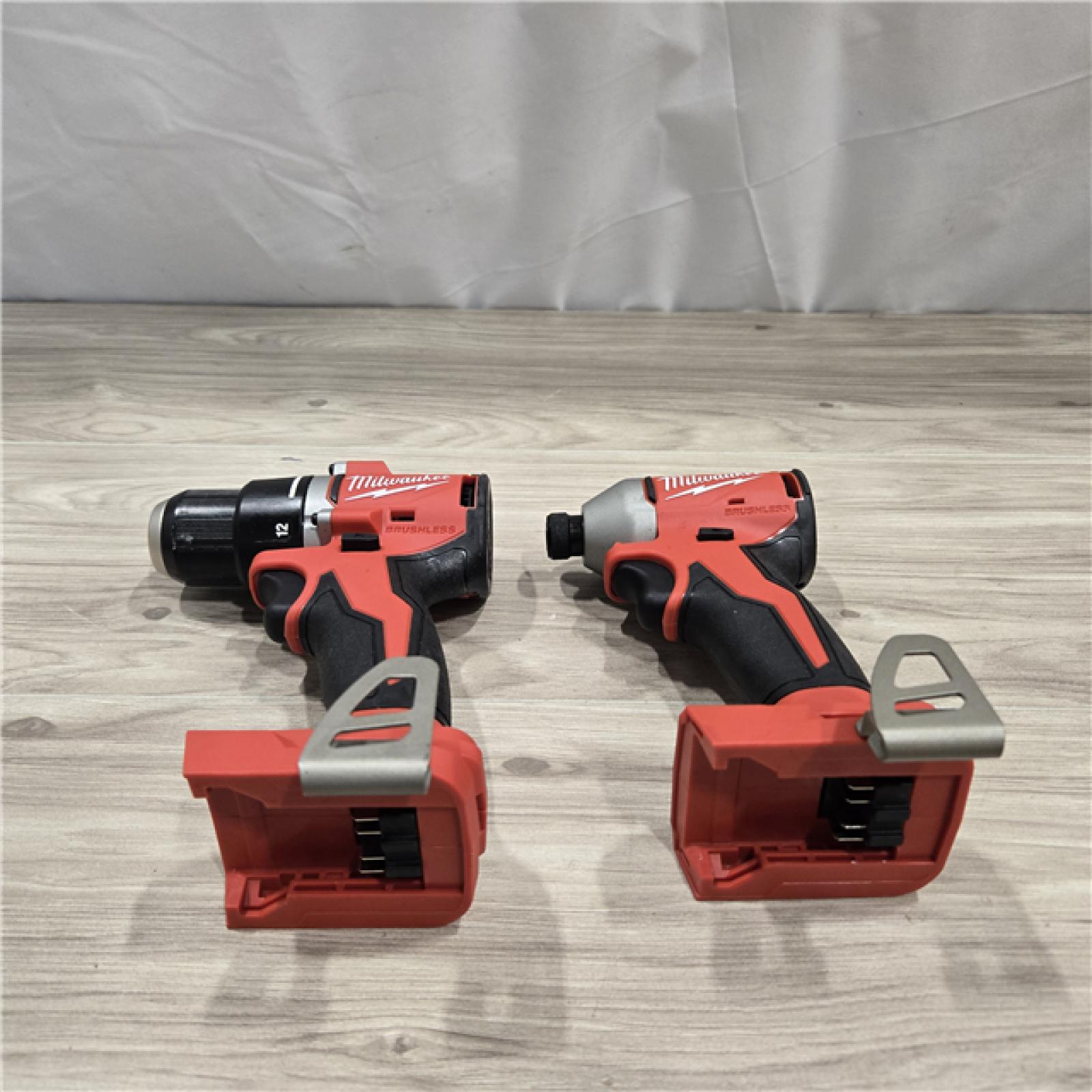 AS-IS Milwaukee M18 Compact Brushless 2-Tool Combo Kit