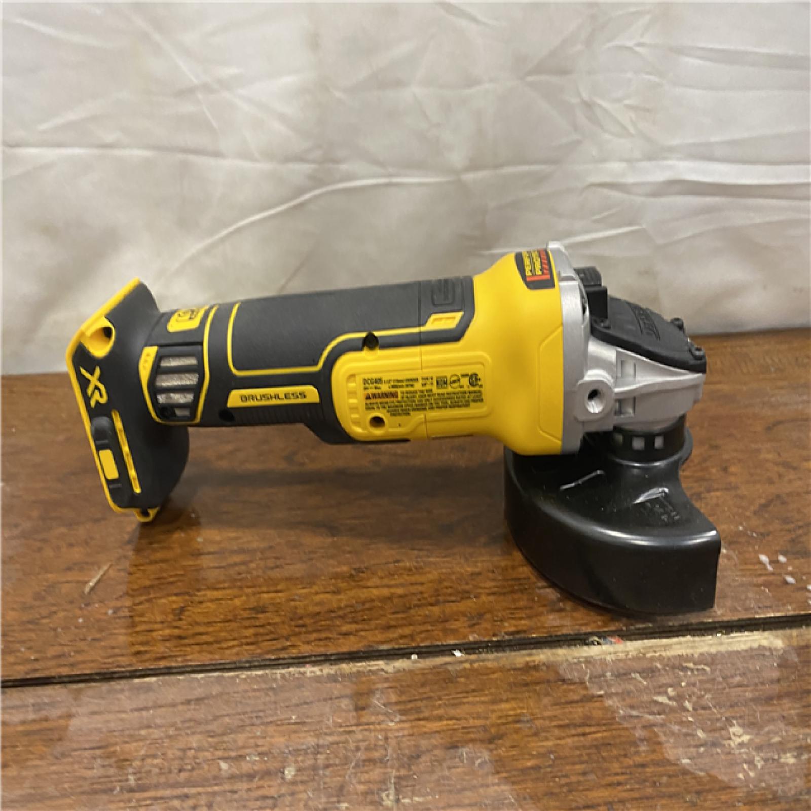 AS-IS 20V XR Cordless 4-1/2. in. to 5 in. Variable Speed Angle Grinder (Tool Only)