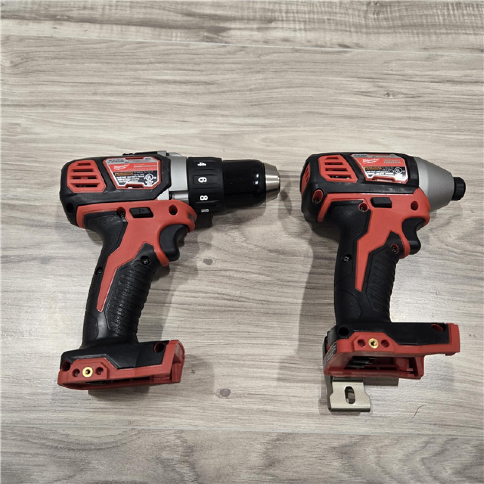 LIKE NEW! - Milwaukee 18V Cordless Brushed 2-Tool Drill/Driver and Impact Driver Kit