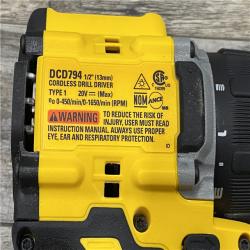 AS-IS DEWALT ATOMIC 20-Volt MAX Lithium-Ion Cordless Combo Kit