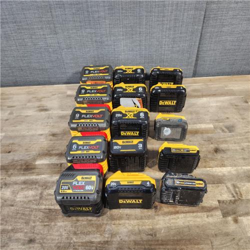 HOUSTON LOCATION - AS-IS DEWALT BATTERY PACK QTY - 15