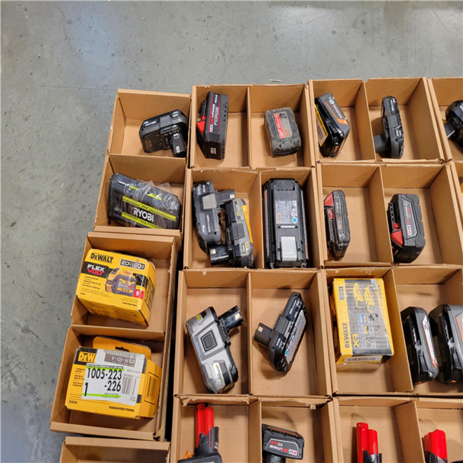 CALIFORNIA AS-IS BATTERY PALLET
