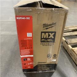Dallas Location- As-Is Milwaukee - MX FUEL ROCKET Dual Power Compact Tower Light Kit with (1) XC406 Battery Pack and (1) MX Charger Milwaukee - MX FUEL ROCKET Dual Power Compact Tower Light Kit with (1) XC406 Battery Pack and (1) MX Charger Milwaukee