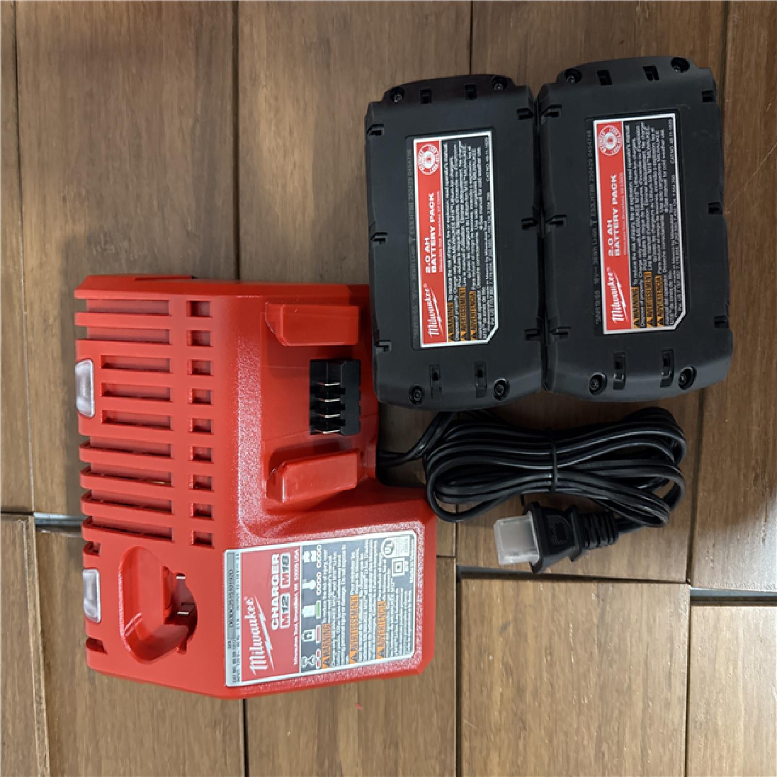 California AS-IS Milwaukee Force Logic M18 Press Tool Kit  Includes (2) Batteries  Charger and Hard Case