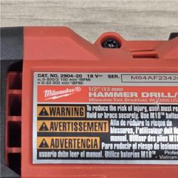 AS-IS Milwaukee 2904-20 12V 1/2  Hammer Drill/ Driver (Tool-Only)