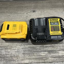AS-IS DEWALT 20V MAX Lithium-Ion 5.0 Ah Battery and Charger