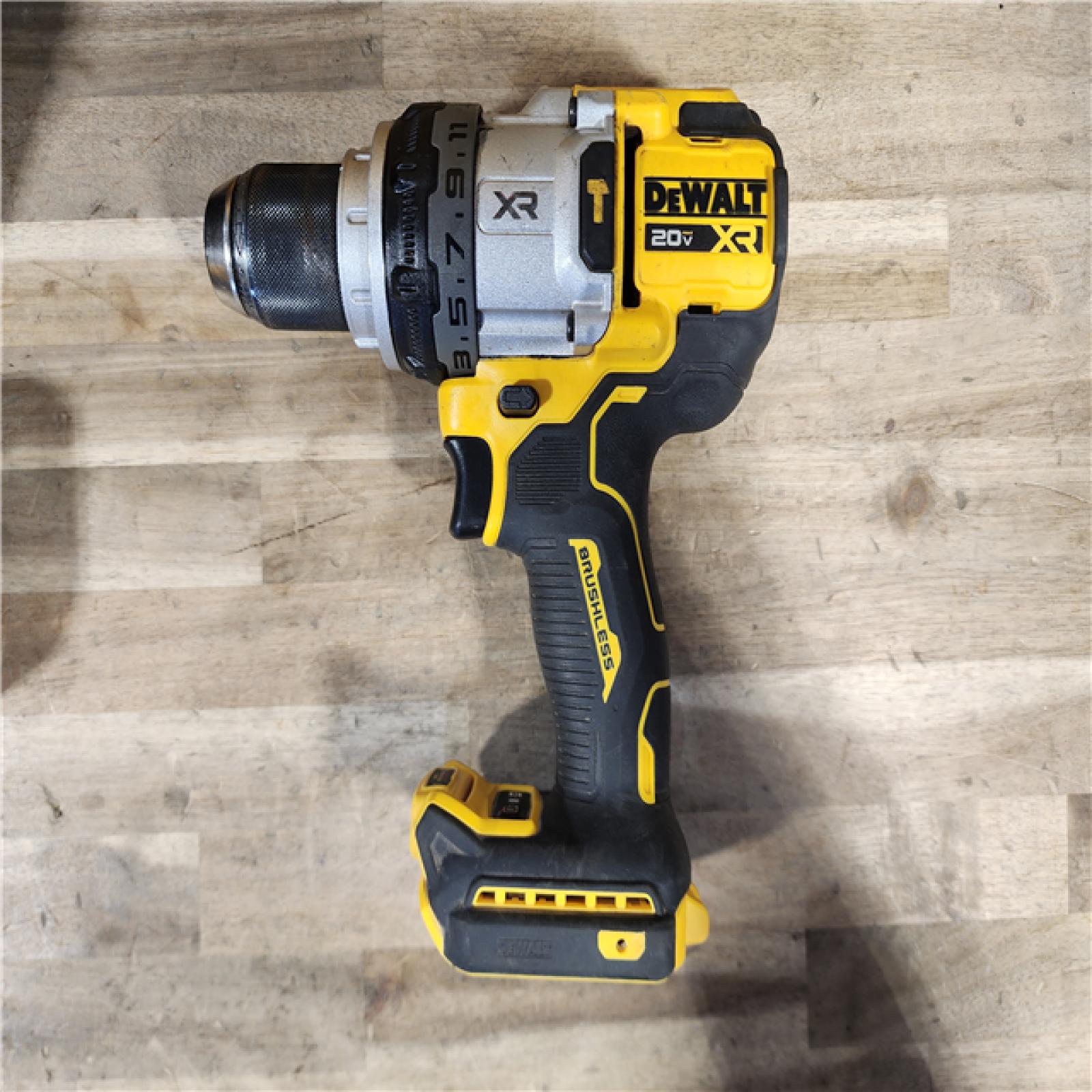 HOUSTON LOCATION - AS-IS DEWALT 20V XR Lithium-Ion Cordless Hammer Drill Kit with 8.0 Ah Battery, Charger and Kit Bag