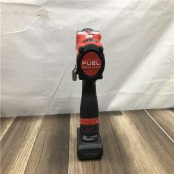 AS-IS Milwaukee FUEL 12V Li-Ion Brushless Cordless Stubby 3/8 in. Impact Wrench Kit