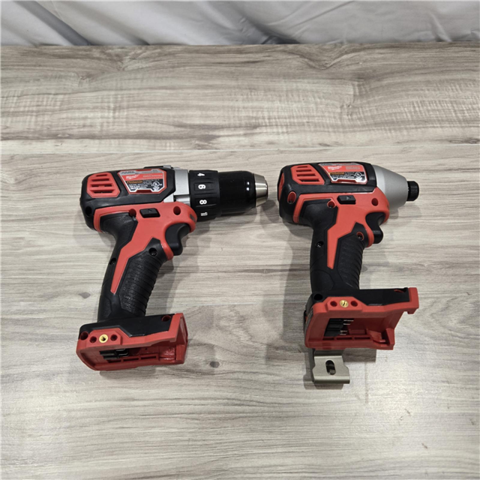 LIKE NEW! - Milwaukee 18V Cordless Brushed 2-Tool Drill/Driver and Impact Driver Kit