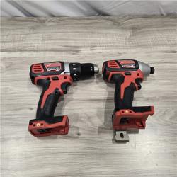 LIKE NEW! - Milwaukee 18V Cordless Brushed 2-Tool Drill/Driver and Impact Driver Kit